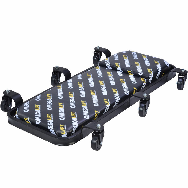 Omega 91400 Black Low Profile Creeper - 400 lbs. Capacity