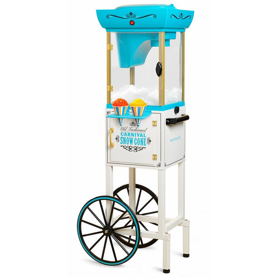 Nostalgia SCC399 48-Inch Tall Vintage Collection Snow Cone Cart