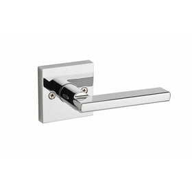 Kwikset 91570-002 Halifax Square Half-Dummy Lever in Polished Chrome