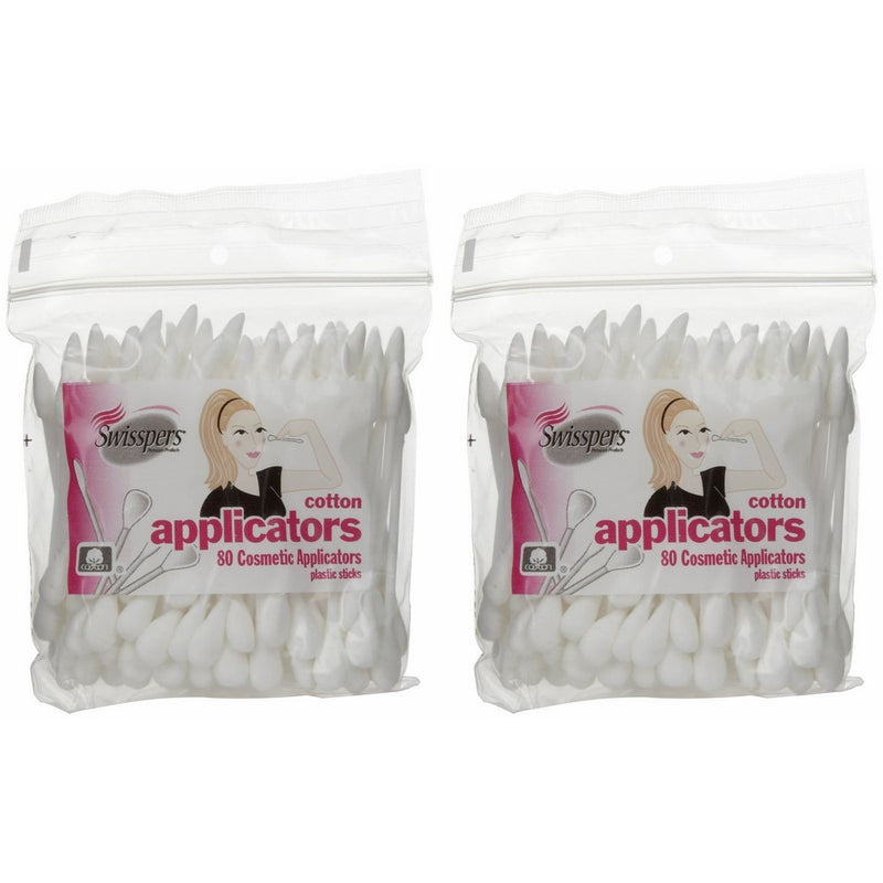 Swisspers Premium Cosmetic Applicators - 80 ct - 2 pk