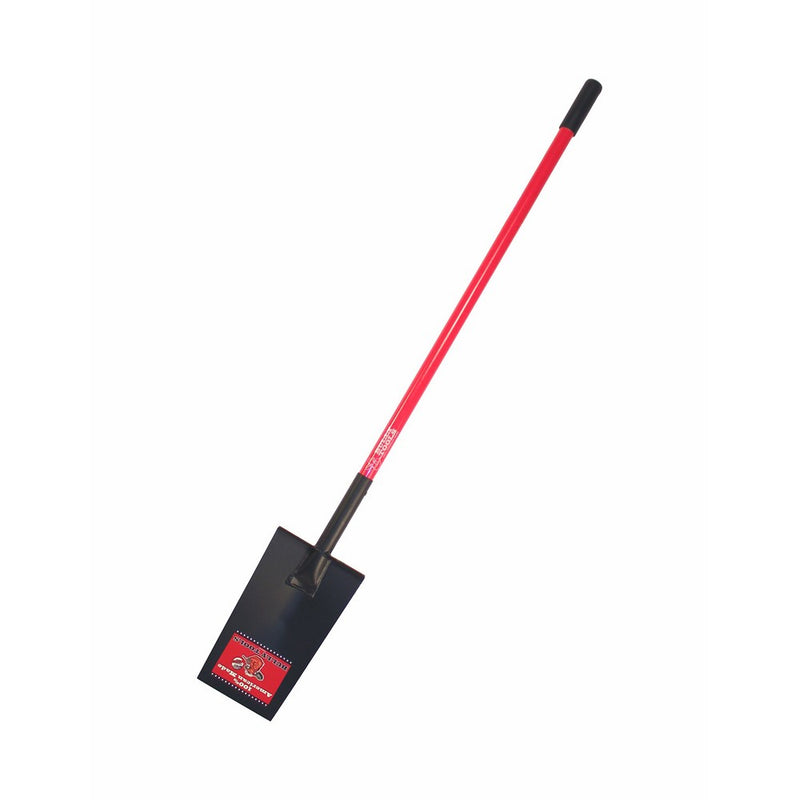 Bully Tools 82502 12 Ga. Edging and Planting Spade. Fiberglass Long Handle.