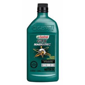 Castrol 6007 GTX MAGNATEC 5W-20 Full Synthetic Motor Oil, 1 Quart, 6 Pack