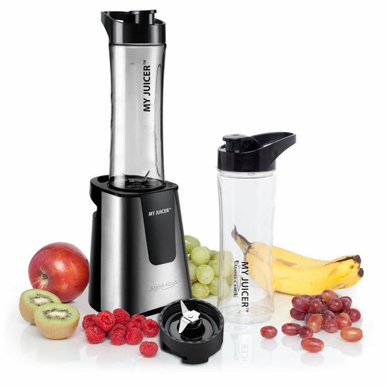 Ergo Chef My Juicer Personal Juicer II Smoothie Blender 300-Watt Stainless Steel with Extra Travel Sports Bottle