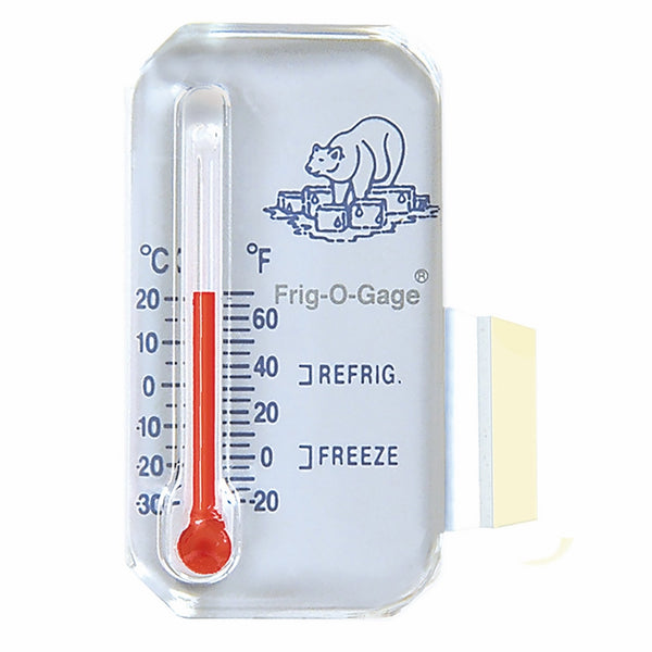 Sun Company Frig-o-gage - Cooler-Refrigerator-Freezer Thermometer | Refrigerate and Freeze Zones | For RVs and Motor Homes