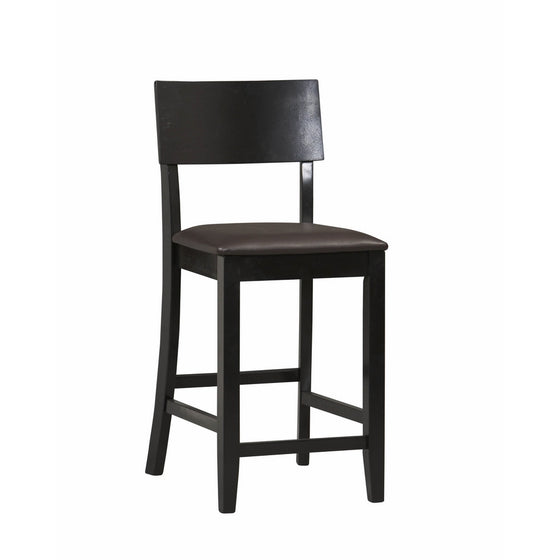 Linon Home Decor Torino Collection Contemporary Counter Stool, 24-Inch