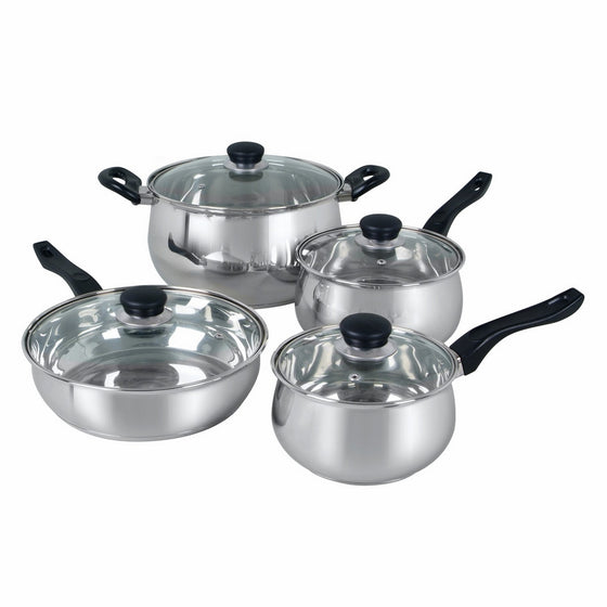 Gibson Rametto Stainless Steel 8-pc Cookware Set