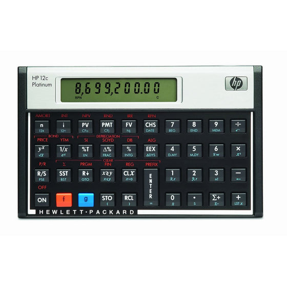 HEWF2231AA - HP 12c Platinum Financial Calculator