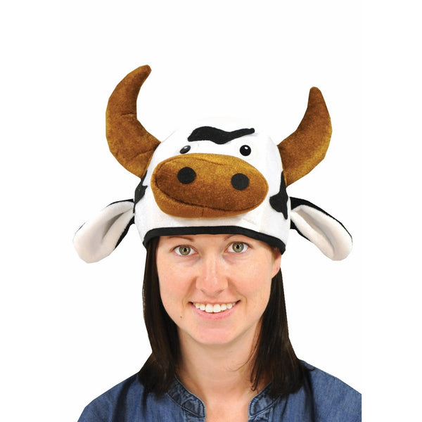 Beistle 60791 Plush Cow Head Hat