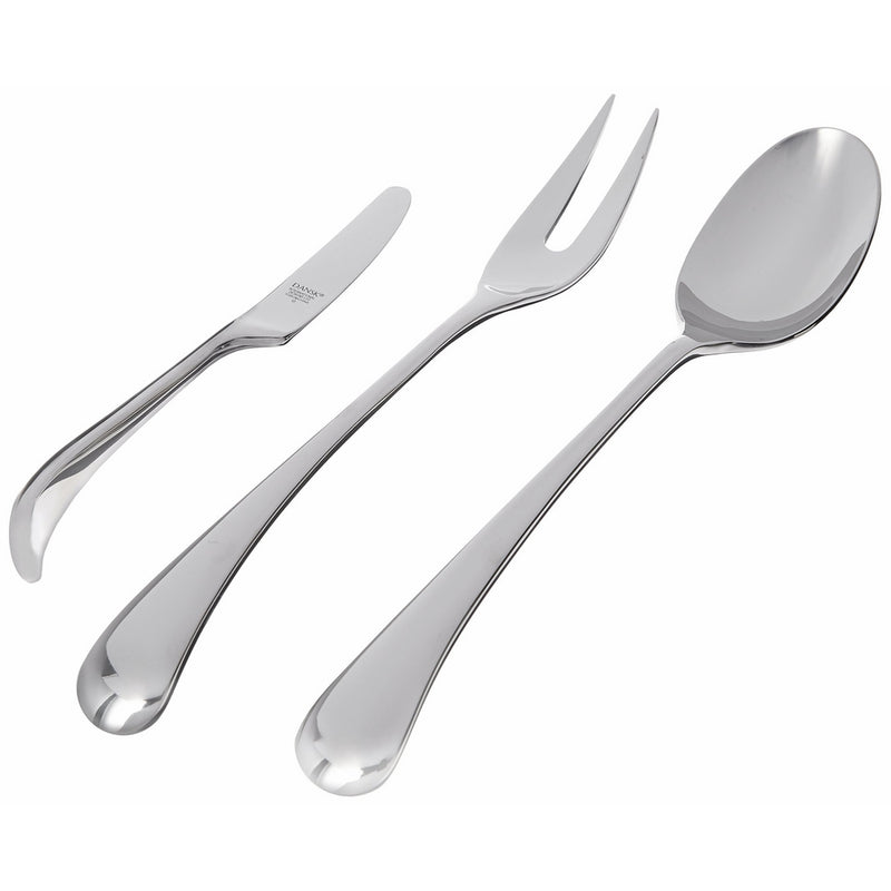 Dansk Torun Stainless-Steel 3-Piece Hostess Set