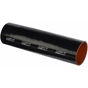 HPS HTST-300-BLK Silicone High Temperature 4-ply Reinforced Tube Coupler Hose, 50 PSI Maximum Pressure, 12" Length, 3" ID, Black