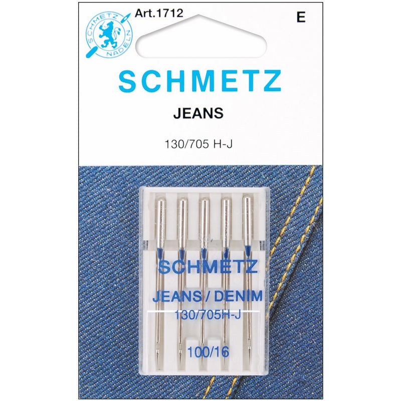 Jean & Denim Machine Needles-Size 16/100 5/Pkg