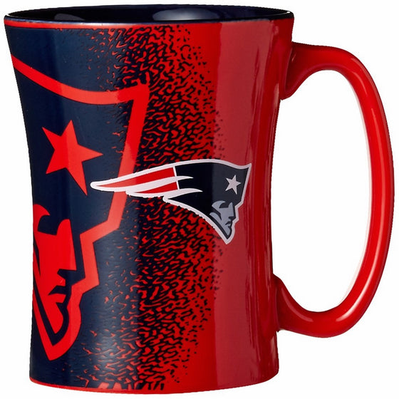 NFL New England Patriots Mocha Mug, 14-ounce, Red