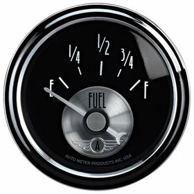 Auto Meter 2014 Prestige Black 2-1/16" 0-90 Ohm Fuel Level Gauge