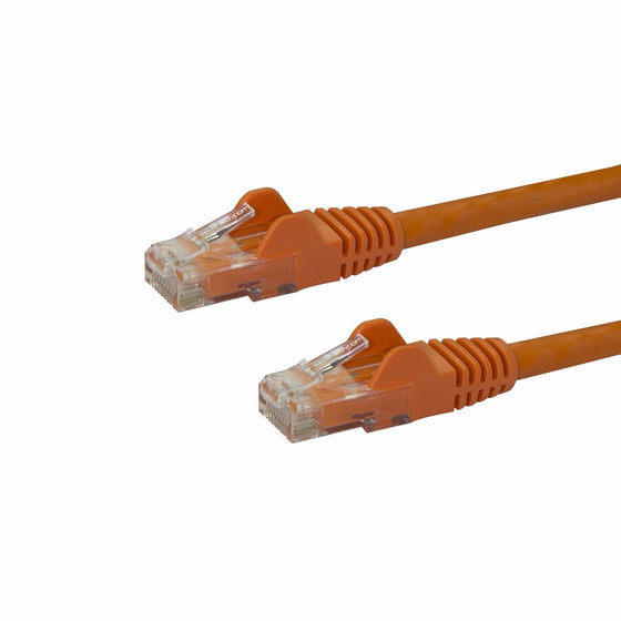 StarTech.com Orange Gigabit Snagless RJ45 UTP Cat6 Patch Cable - 35 Feet (N6PATCH35OR)