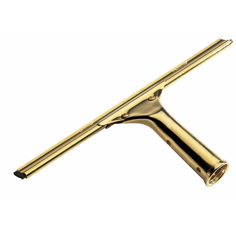 Ettore 10018 Solid Brass Window Squeegee, 18-Inch