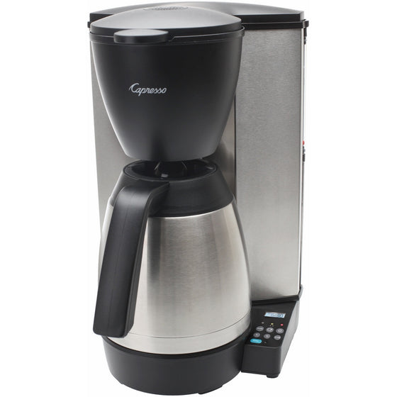 Capresso 485.05 MT600 Plus 10-Cup Programmable Coffee Maker with Thermal Carafe