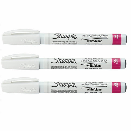 Fine Point Paint Marker [Set of 3] Color: White
