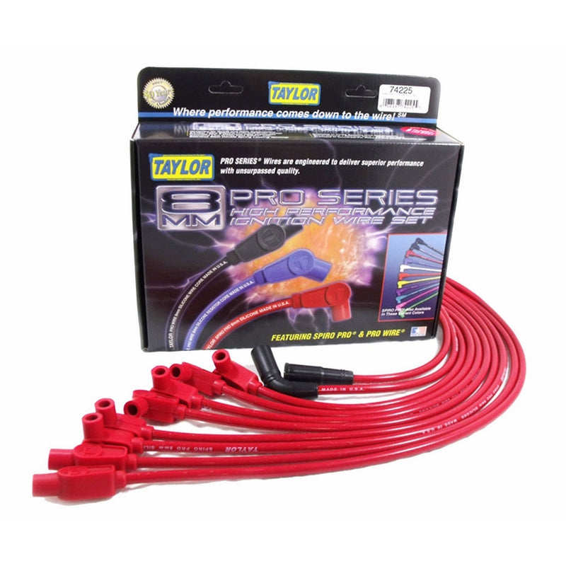 Taylor Cable 74225 Spiro-Pro Red Spark Plug Wire Set