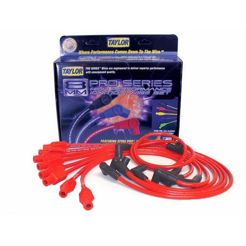 Taylor Cable 74229 Spiro-Pro Red Spark Plug Wire Set