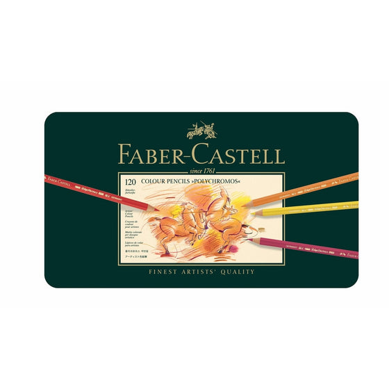 Faber Castell Polychromos Color Pencil Set - Tin of 120