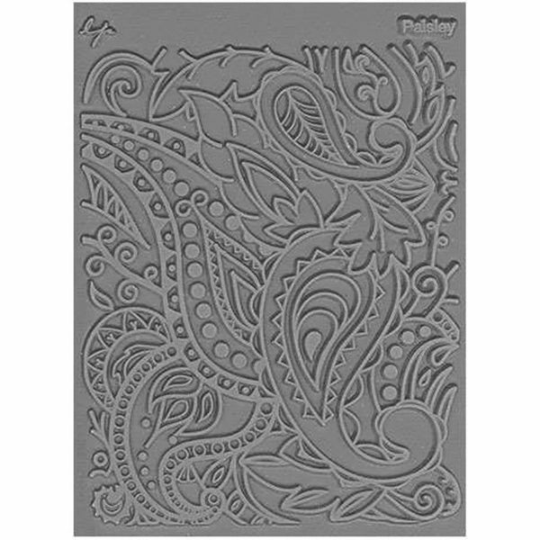 Great Create Lisa Pavelka Individual Texture Stamp 4.25inX5.5in 1/Pkg-Paisley