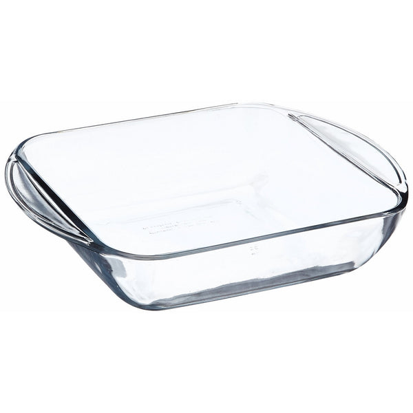 Anchor Hocking 77887 Fire-King Square Cake Dish, Glass, 8-Inch