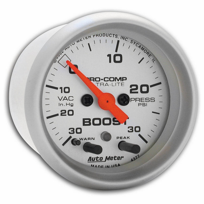 Auto Meter 4377 Ultra-Lite Electric Boost/Vacuum Gauge