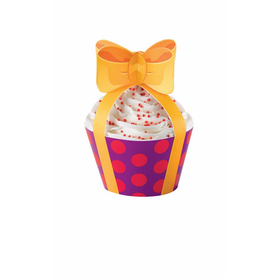 Wilton Celebration Cupcake Wraps'n Pix, 12 Count