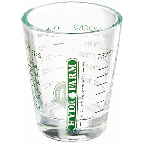 Hydrofarm HGMMSG Mini Measure Shot Glass