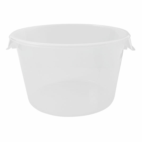 Rubbermaid Commercial Products FG572624CLR 12-Quart Round Storage Container