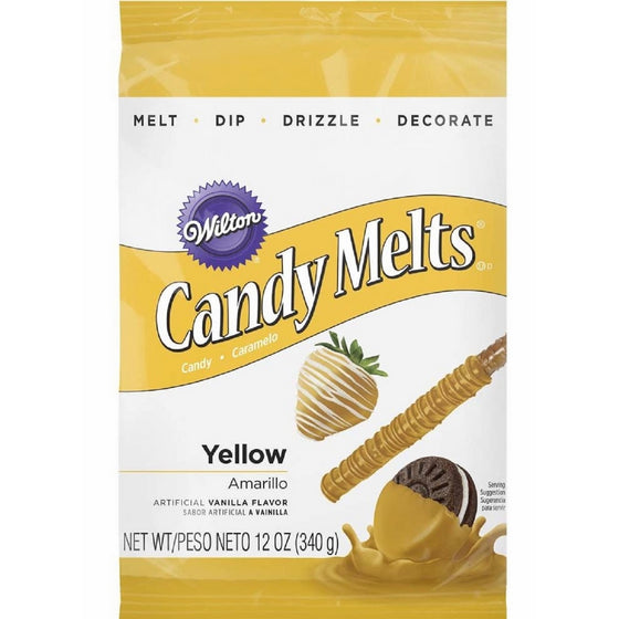 Wilton 1911-1368 Candy Melts, 12-Ounce, Yellow