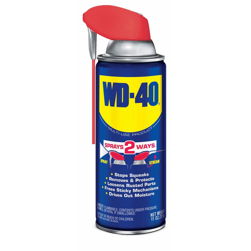 WD-40 Multi-Use Product - Multi-Purpose Lubricant with Smart Straw Spray. 11 oz. (1 Pack)