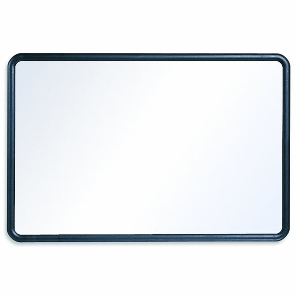 Quartet Contour Whiteboard, 3' x 2' Dry Erase Board, Plastic Frame, Black (7553)