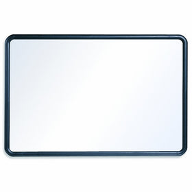 Quartet Contour Whiteboard, 24" x 18" Dry Erase Board, Plastic Frame, Black (7551)