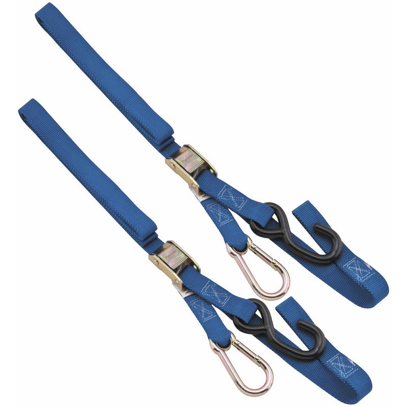 BikeMaster Carabiner Soft Hook Tiedown (BLUE)