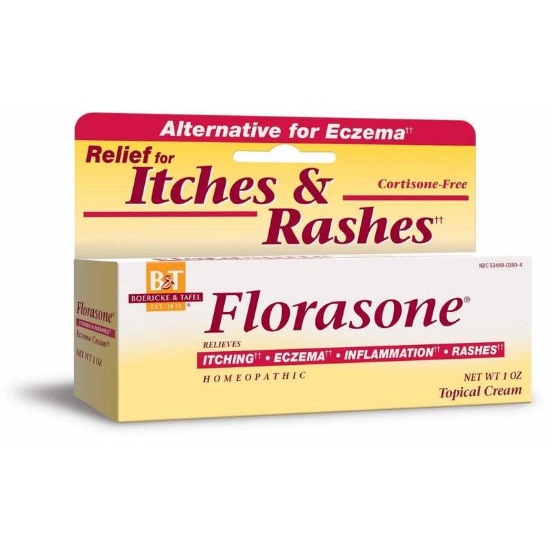 Boericke & Tafel Florasone Itch & Rash Relief Cream, 1 Ounce