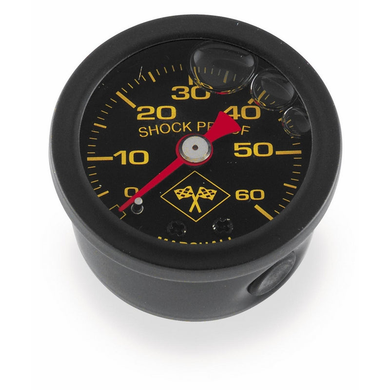 Bikers Choice Marshall Liquid Filled Shock Proof Gauge - Midnight Series MNB0060