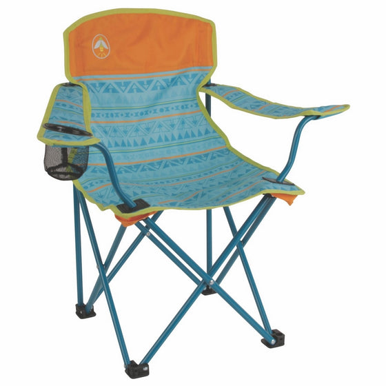 Coleman Kids Quad Chair, Teal