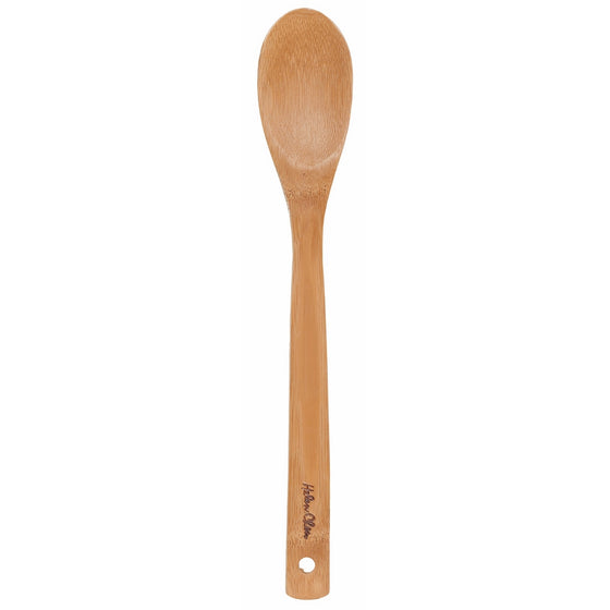 Helen Chen's Asian Kitchen Burnished Bamboo Kitchen Spoon Cooking Utensil, 12-Inch