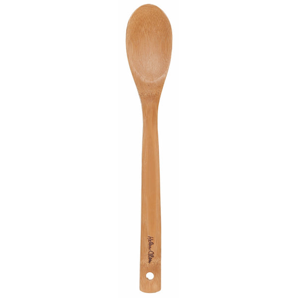 Helen Chen's Asian Kitchen Burnished Bamboo Kitchen Spoon Cooking Utensil, 12-Inch