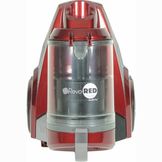 Artix - AHC-RR Revo Red Bagless HEPA Certified Bagless Canister Vacuum