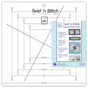 June Tailor JT-775 Twist 'n Stitch Ruler