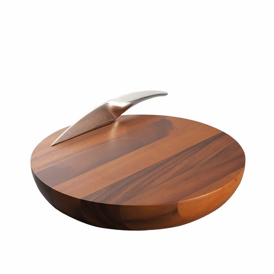 Nambé Harmony Cheese Board with Knife