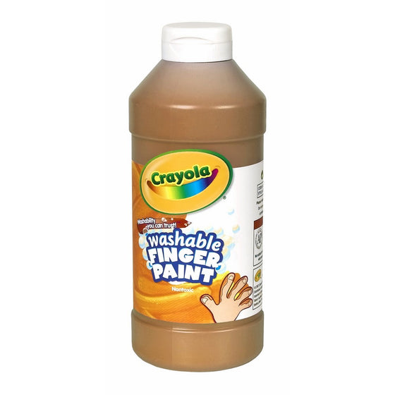 Crayola Binney & Smith (R) Washable Finger Paint, 16 Oz., Brown