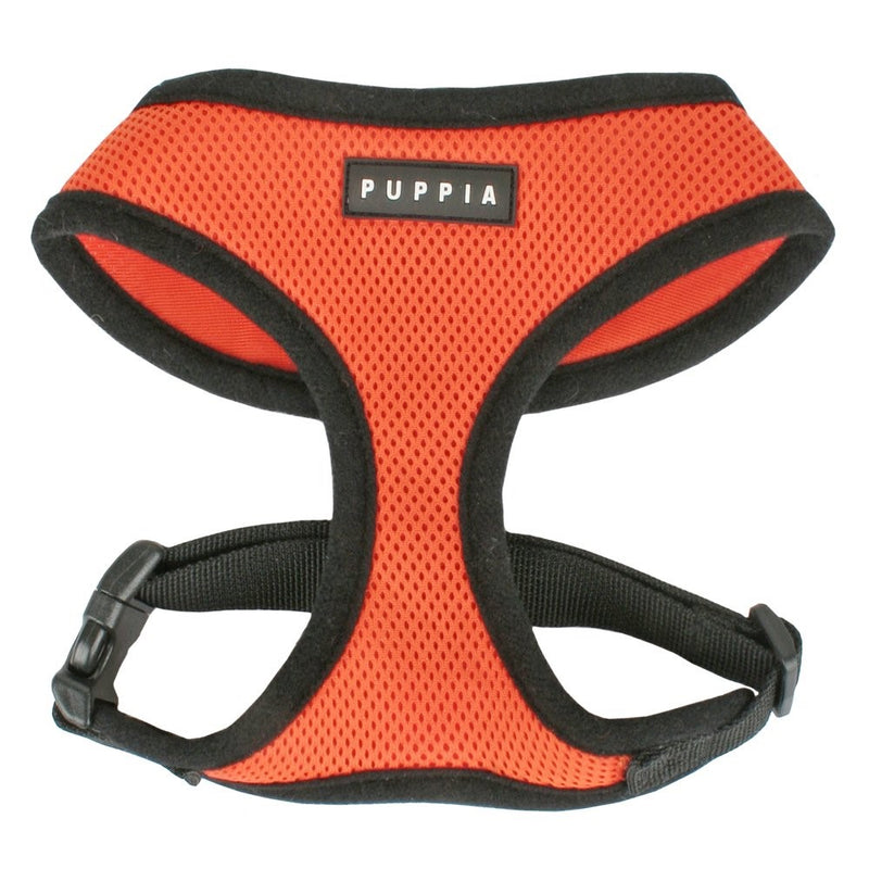 Puppia Soft Dog Harness, Orange, Medium