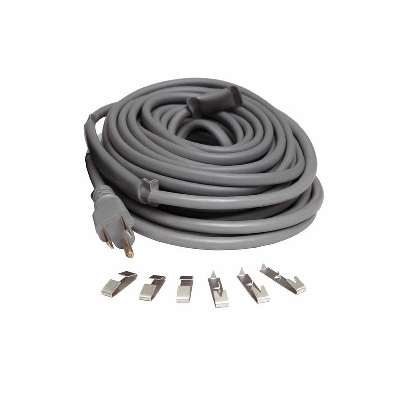 Wrap-On 14060 300 Watts 2.50 AMPS 60ft Roof & Gutter De-Icing Heating Cable Grey