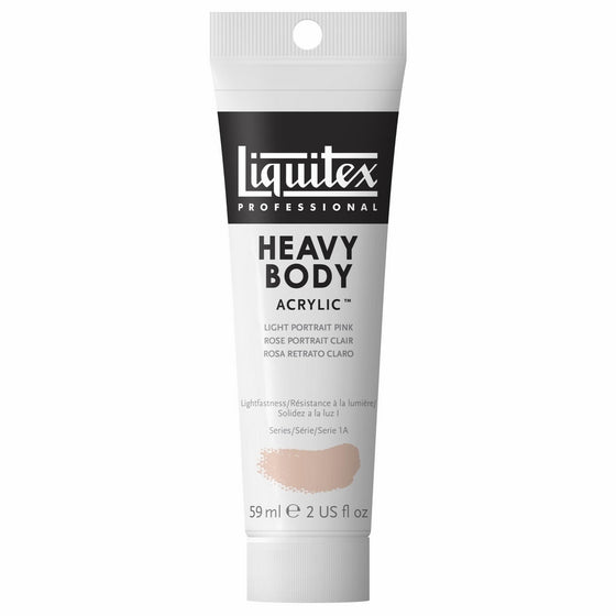 Liquitex 1045810 Professional Heavy Body Acrylic Paint 2-oz tube, Light Portrait Pink