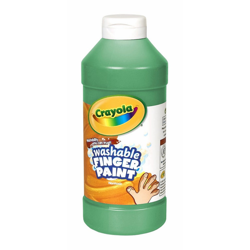 Binney & Smith Crayola(R) Washable Finger Paint, 16 Oz., Green