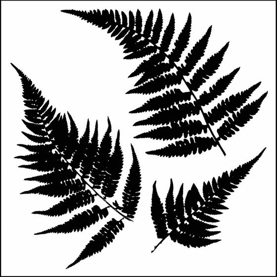 CRAFTERS WORKSHOP Crafters Workshop Framing Template, 6 by 6-Inch, Mini Ferns