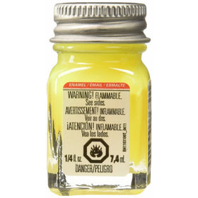 Testors Enamel Paint Open Stock .25oz-Yellow Fluorescent